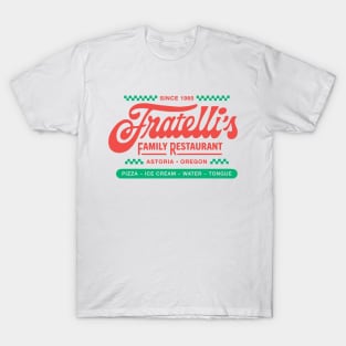 Fratelli's Family Restaurant The Goonies 80s Oregon T-Shirt